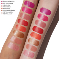 Oulac Pink Shimmer Lipstick for Women-Moisture Tinted Lip Balm for Dry Lips, Glitter Surface, Creamy Formula, Hydrating & Smooth, Infused with Shea Butter, Vegan, Gluten-Free (PG03) Pink Jewel