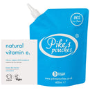 Pike's Pouches Natural Vitamin E Oil for Skin, Face, Hair, Nails, Scars & Lip Gloss 400ml – Liquid Vit E Pure Oil from Wheat Germ | Stimulates Hair Growth | Body Oil for Stretch Marks | Vegan | Pikes Pouches