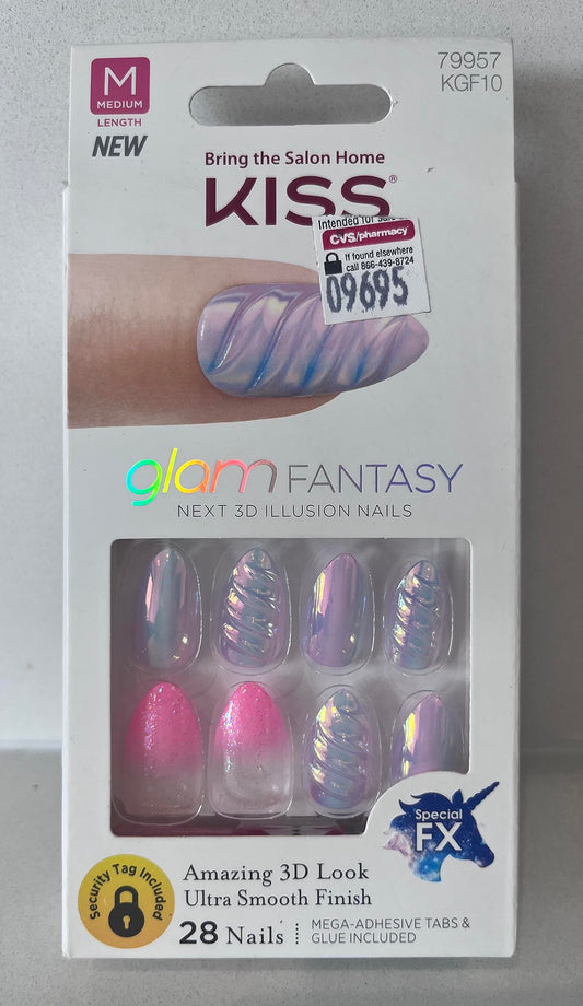 KISS GLAM FANTASY 3D NAILS (PLAY FAVORITES - KGF10)