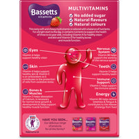 Bassetts Vitamins Multivitamins, Strawberry Flavour, 3-6 Years, 30 Pastilles