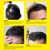 SEVICH Hair Building Fibers - Instant Hair Thickener for Thinning Hair Loss, Natural Keratin Powder for Men Women, Black 25g/0.88oz