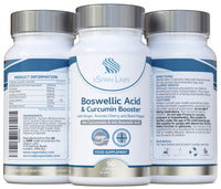 Xspan Labs Boswellic Acid & Curcumin Booster Complex – 1 Month Supply, 90 Capsules - containing Minimum 95% Curcumoids & 65% Boswellic Acid - with Added Ginger, Acerola Cherry and Black Pepper
