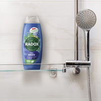 Radox Mineral Therapy Feel Awake 2-in-1 body wash & shampoo shower gel with a sea mineral & fennel fragrance for a refreshing shower experience 450 ml