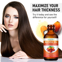 OBNOSWLPJMN Batana Oil for Hair Growth 60ml,100% Pure & Natural Batana Oil for Healthier Thicker Fuller Hair,Eliminate Hair Split Ends, Prevents Hair Loss & Breakage & Skin for Men & Women 60ml (60ml)