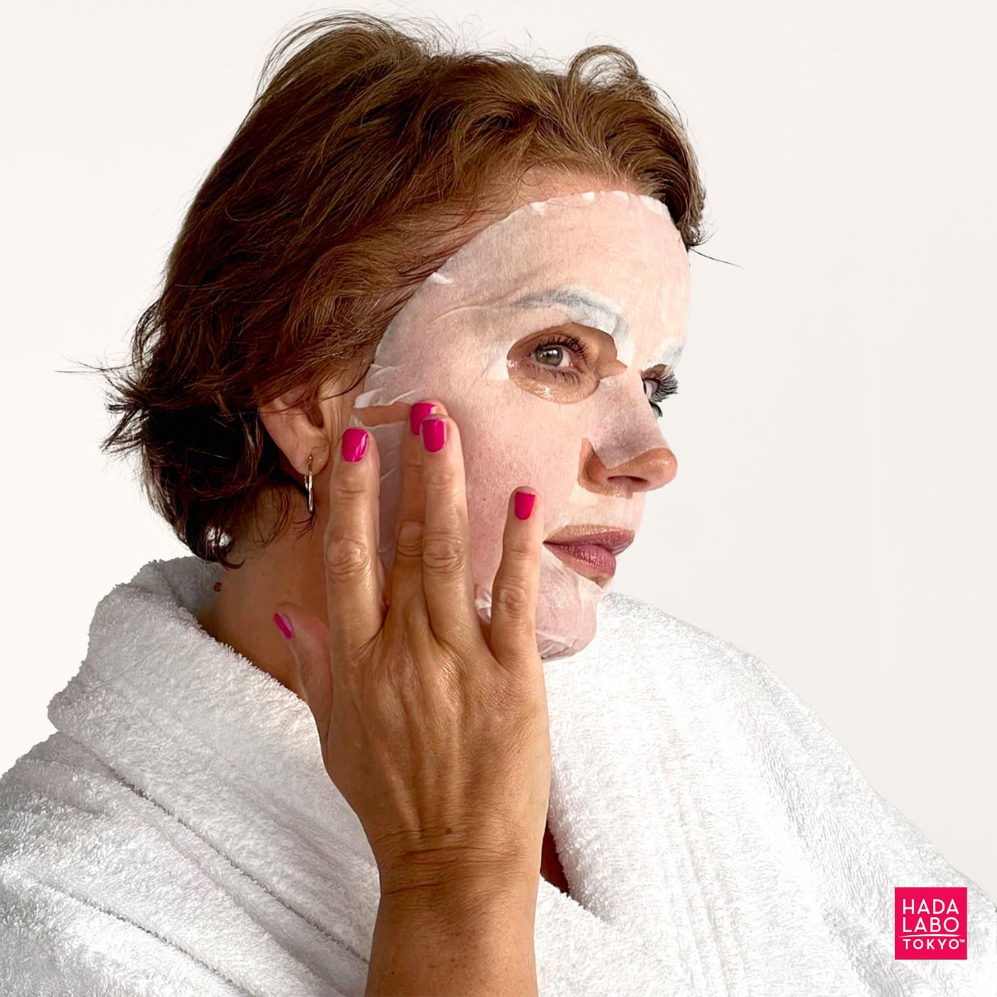 Hada Labo Tokyo - Super Hyaluronic Acid Moisturising Facial Sheet Masks, For Age 18-39 (Pack of 10)