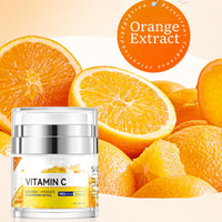 FALILUV Vitamin C Face Cream With Niacinamid,Retinol, Face Moisturiser For Women,Anti Aging Wrinkles,Orange Extracted Organic Face Cream Natural Skin Care For Dark Spots Acne,Fine Lines
