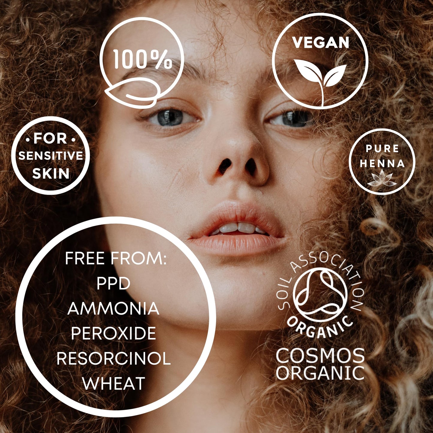 It's Pure Organic Herbal Hair Dye in Natural Brown 110g
