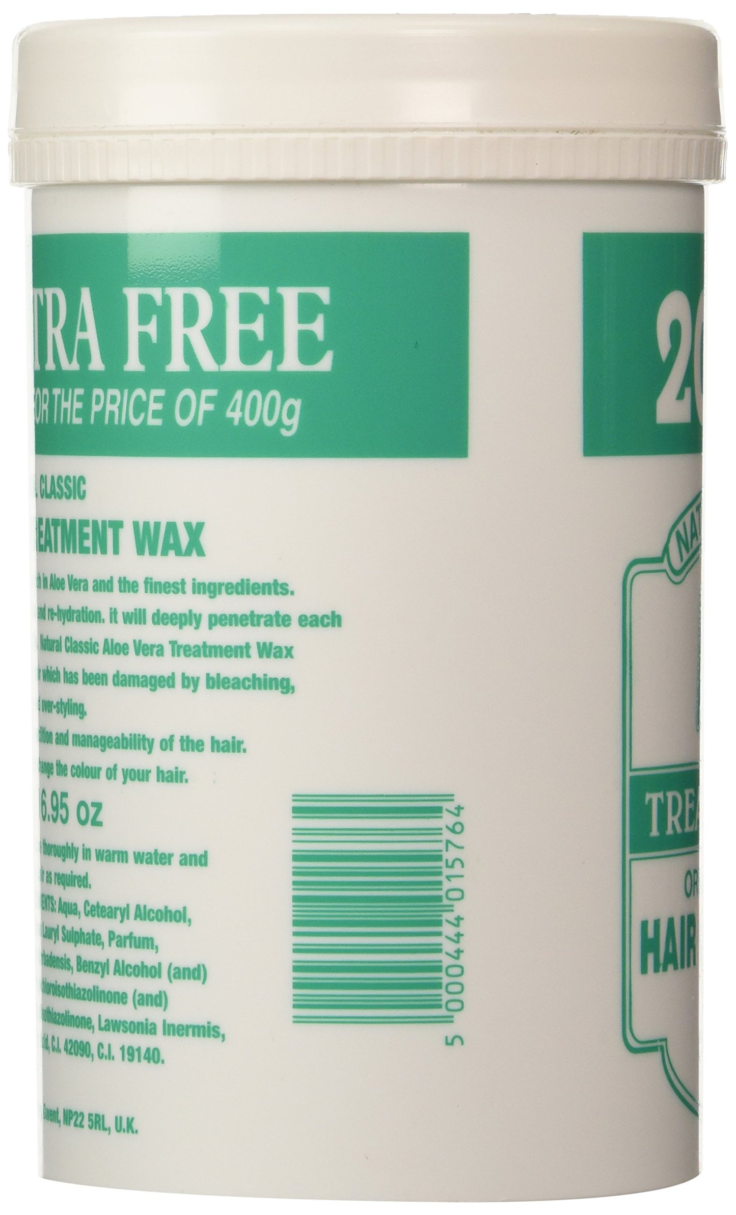 Natural Classic Aloe Vera Hair Treatment Conditioner 480g