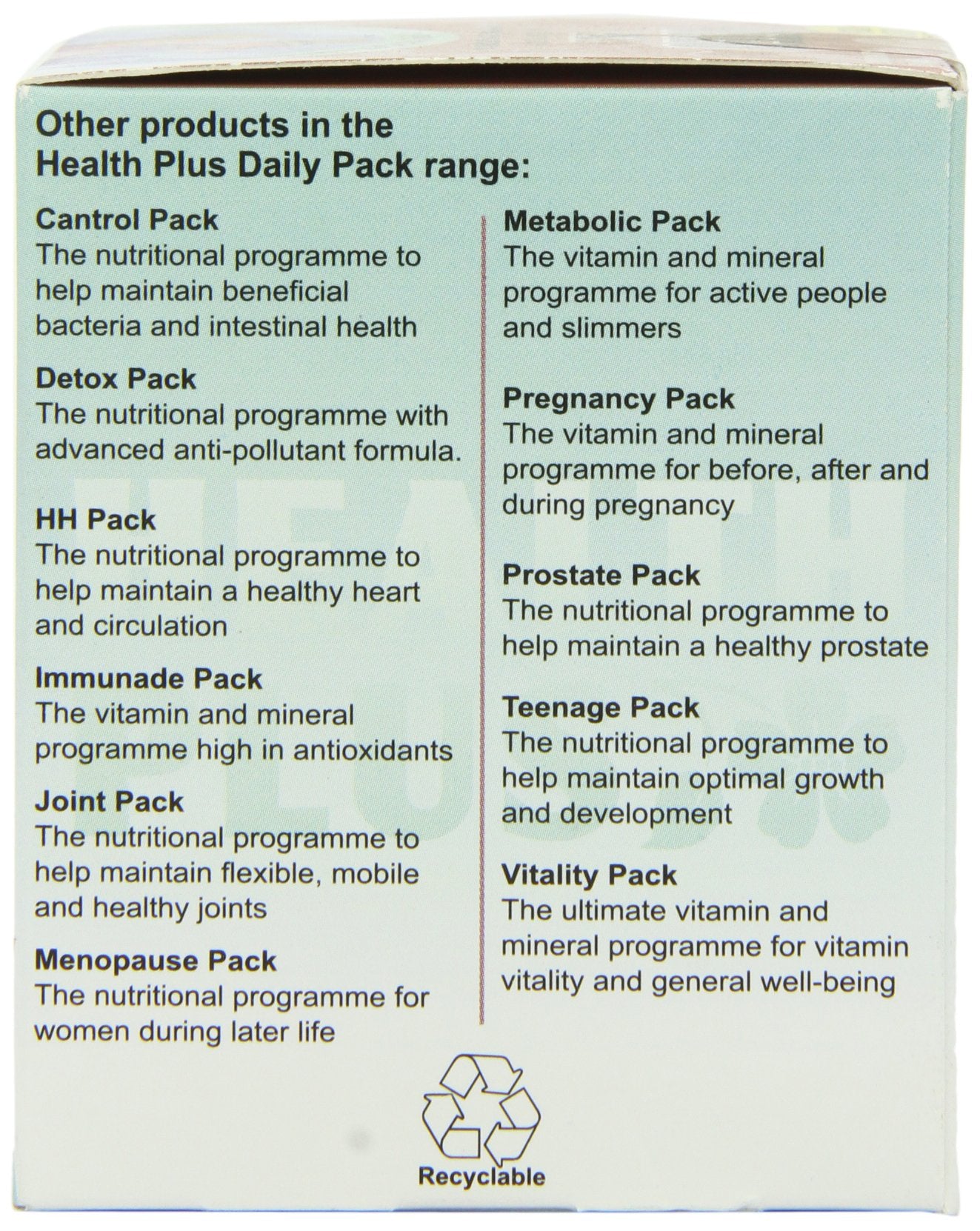 Health Plus Osteo Pack Bone Health Daily Supplement - 28 Day Supply