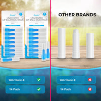 SOL 14pk Lip Balm Multipack - Unscented Lip Balm Stick With Vitamin E