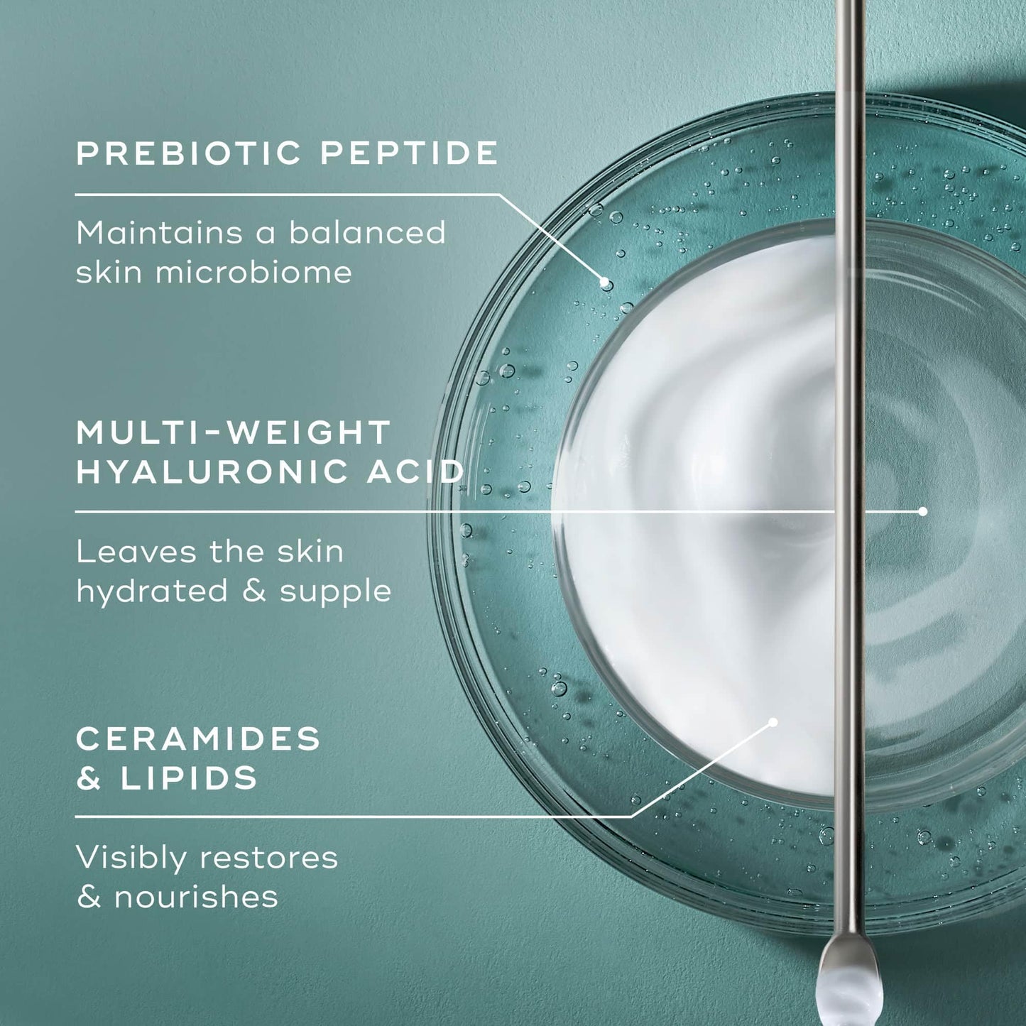 Medik8 Total Moisture Daily Facial Cream Refill Pod Hyaluronic Acid Moisturiser, Day and Night Face Cream, Clinically Proven Instant & Lasting Moisturisation - Fragrance Free - 50 ml