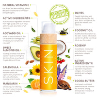 COCOSOLIS SKIN Stretch Mark Dry Oil Organic Oil for Correction & Prevention of Stretch Marks & Scars | For Pregnancy & During Rapid Change in Weight | Rebuilds Skin`s Collagen