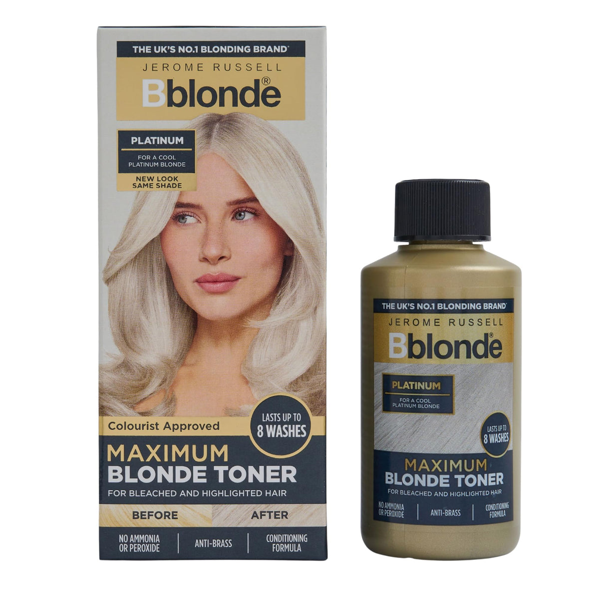 Jerome Russell Bblonde Maximum Colour Toner, Platinum Blonde