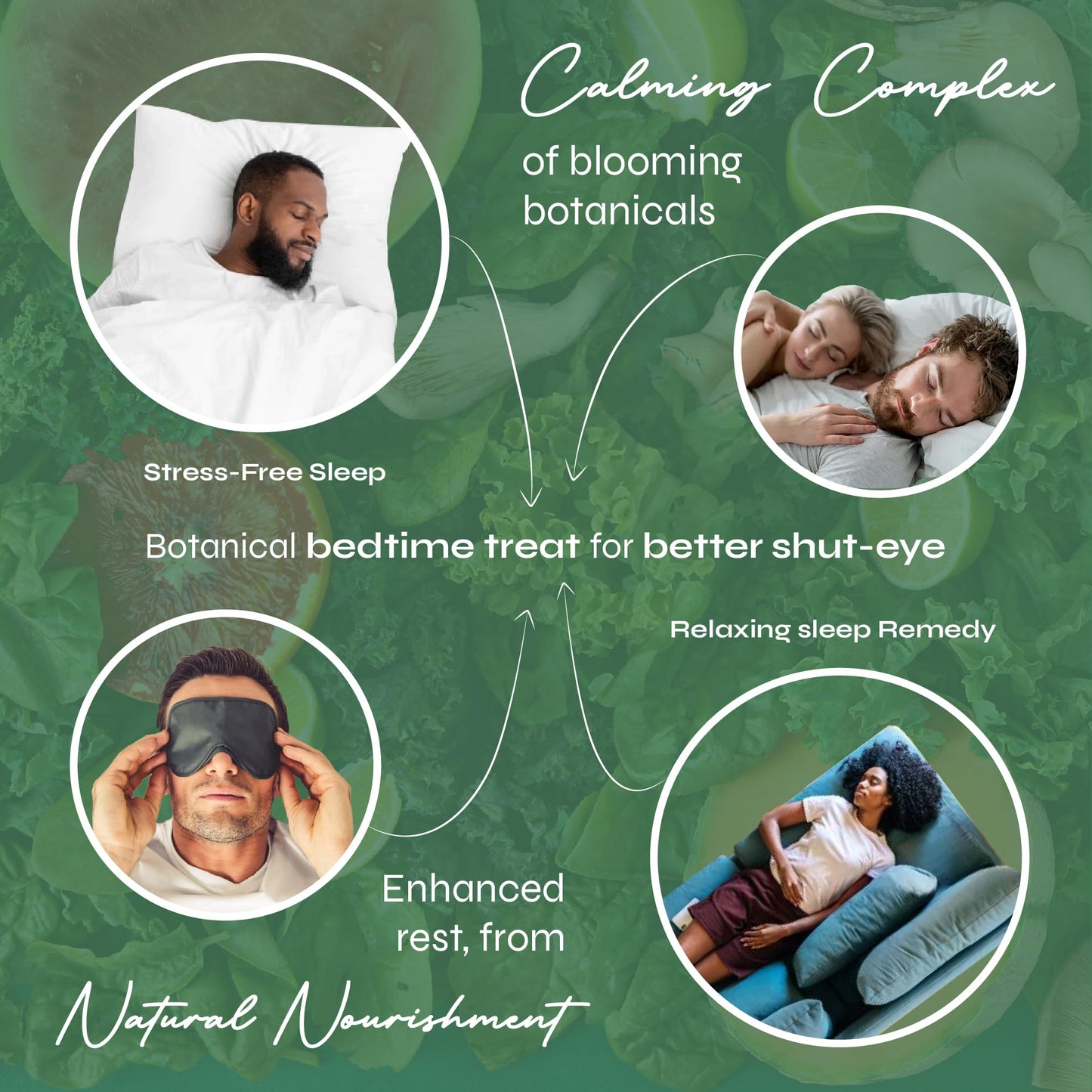 Known Tasty Sleep Better Gummies - Sugar-Free - Saffron, Lemon Balm, Chamomile & B6 - Natural Mixed Berry Flavour - 60 Vegan Gummies, 2 Months Supply