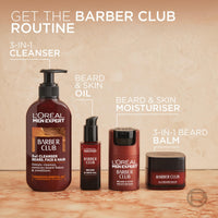 L’Oréal Paris men expert L’Oréal Paris Men Expert Cleansing 3-in-1 Beard, Face & Hair Wash 200ml, Barber Club Wash With Cedarwood Essential Oil, Deeply Cleanses and Removes Beard Flakes