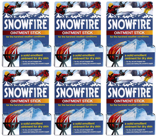 TruuMe 6 x Snowfire Ointment Stick - Solid emollient ointment for dry skin - More Options Available