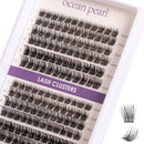ocean pearl Ocean Pearl Cluster Lashes 144Clusters Individual Eyelashes 10-16mm Eyelash Extensions Natural Lash Clusters Long Lasting D Curl Eyelash Clusters DIY Lash Extensions for Beginners at Home-DM23