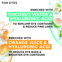 Garnier Sheet Mask Discovery Collection, Face & Eye Sheet Mask set for Dehydrated, Dull and Tired Skin, with glycerin and hyaluronic acid -  Pack of 5 Sheet Masks