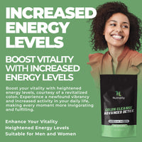 Nutrality Colon Cleanse Advanced Detox Supplement | 14-day Rapid Protocol for a Healthier You | Laxative for Constipation Relief, Stool Softener 100% Natural | Vegan | 28 Capsules