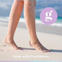 Glowxie Nano Glass Foot Files for Hard Skin – Callus Remover for Feet, Foot Scrubber & Foot Exfoliator – 2-in-1 Foot File & Heel Scraper for Wet & Dry Use – Pedicure Tool for Smooth Feet