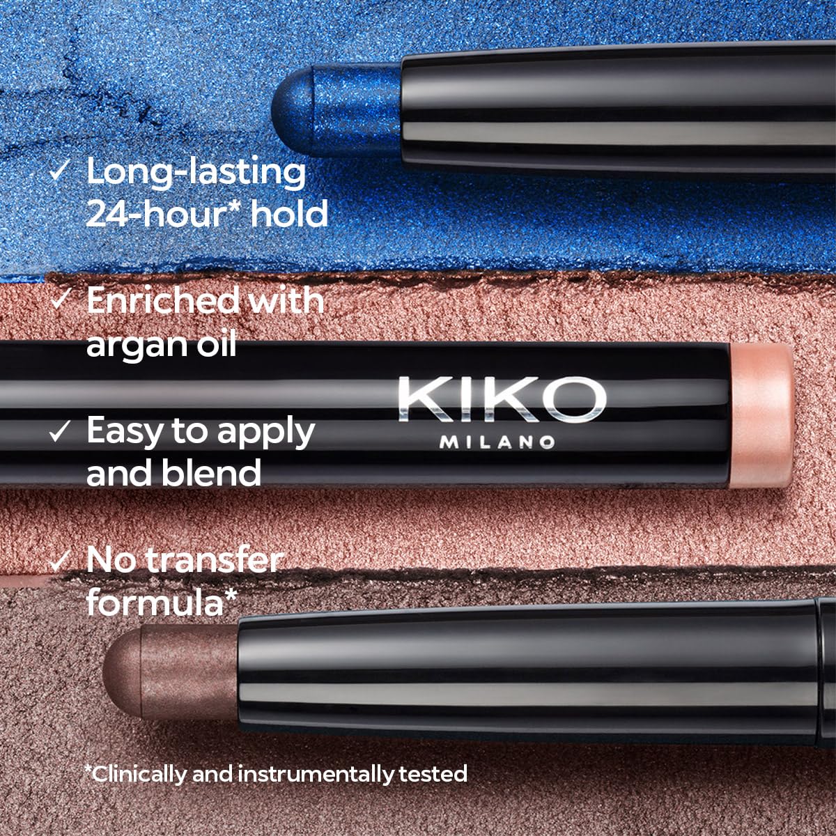 KIKO Milano Long Lasting Eyeshadow Stick 08 | Stick Format Eyeshadow With A Creamy Formula And Extreme Hold