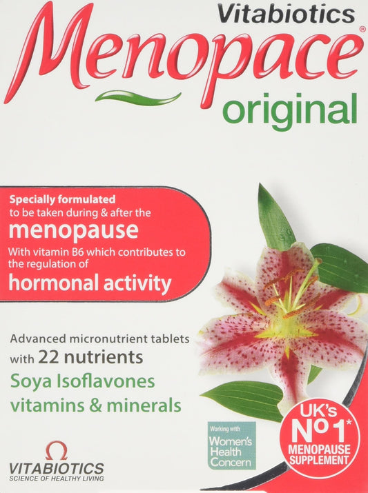 Vitabiotics Menopace Effective, 30 Tablets