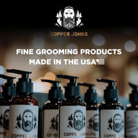 Copper Johns Old Ephraim Shea Butter Beard Balm for Men with Castor Oil, Vitamin E Oil, Argan Oil and Sea Minerals for Enhance the Softness, Shine, and Growth of Your Beard