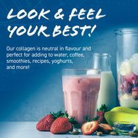 Applied Nutrition Marine Collagen Powder - Hydrolysed Collagen Protein, Healthy Skin, Hair, Nails (Strawberry & Raspberry) (300g - 25 Servings)