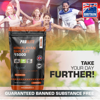 Shilajit 500mg Vegan Capsules -1500mg 30:1 Extract | 60% Fulvic Acid | High Strength Shilajit for Men & Women| Rich in Trace Minerals | No Additives & Fillers by PROELITE (30 Capsules)