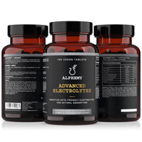 Advanced Electrolyte Complex, x120 Tablets Enhanced with Ginger Root Extract, Vitamin D3 & Magnesium. High Performance Salts for Fasting, Keto & Vegan Friendly, UK Made Alphemy