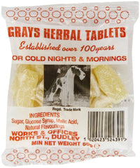 NAZUSA Grays Herbal Tablets - Each 60g Bags (6 x 60g Bags)