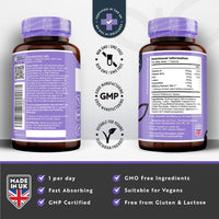 Lutein Natural Eye Supplement – 90 Vegan Capsules - Zeaxanthin, Meso Zeaxanthin, Bilberry Extract, Vitamins A, B12 & Zinc – for Maintenance of Normal Vision – Made in The UK by Nutravita