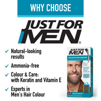 Just For Men Just for men Moustache & Beard Sandy Blonde Dye , Eliminates Grey for a Thicker & Fuller Look, M10