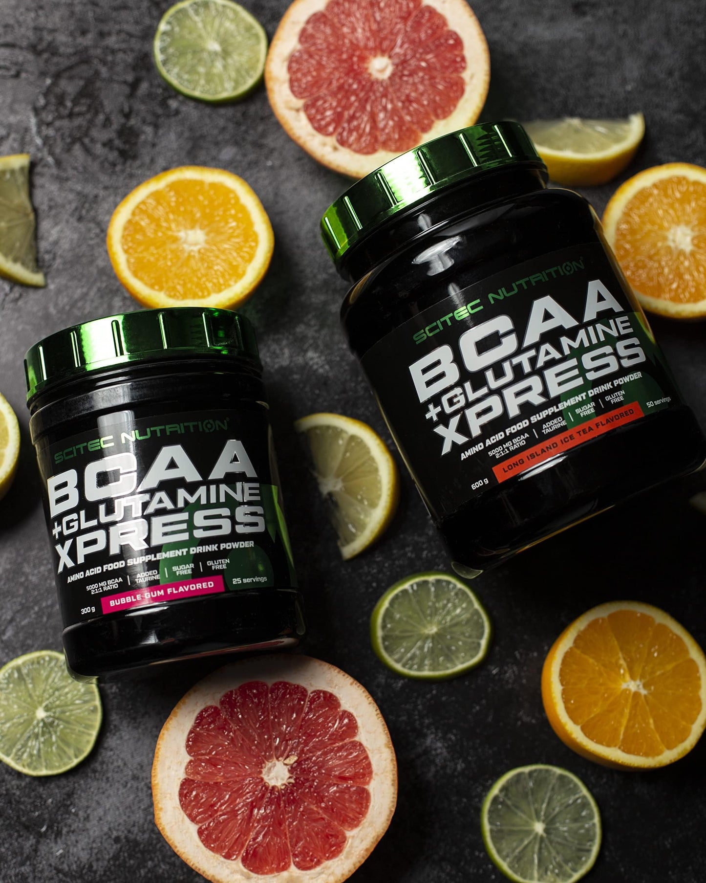 Scitec Nutrition BCAA + Glutamine Xpress – Essential Amino Acid Blend – with 5g 2:1:1 BCAAs – 5g Glutamine – Fortified with Taurine, 300 g, Watermelon