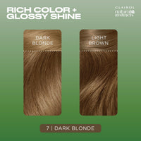 Clairol Natural Instincts Semi-Permanent No Ammonia Hair Dye, 7 Dark Blonde