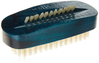 Kent Brushes Natural White Bristle Nail Brush Navy