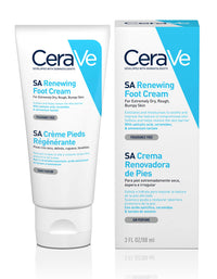 CeraVe SA Renewing Foot Cream for Extremely Dry, Rough, and Bumpy Feet 88ml with Salicylic Acid & 3 Essential Ceramides
