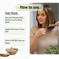 minature Combo Of Amla Powder Aritha & Shikakahi (Pack Of 3) | For Natural Beautiful Hair | Hair Pack for Hair, Conditioning, Smooth, and Shinny, and all types of Hair | 100 Each (100g*3)