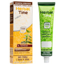 Herbal Time Henna Natural Color Cream With Nettle Extract | Gray Cover | Temporary Color Dye | Ammonia, Sulfates, Parabens Free | Without Colour 0 | 75ml