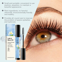 SingHao Eyelash Growth Serum,Portable Eyelash and Brow Oil,Lash & Brow O/il & Applicator,Eyebrow Growth Serum,Castor Oil for Eyelashes,Eyebrow Serum Growth Rapid Brow,Lash Serum Growth,Eyelash Conditioner