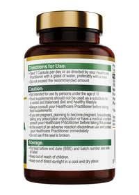 Organic High Concentration Full Spectrum KSM-66 ASHWAGANDHA with 5% Withanolides and Black Pepper, Made in Britain by Royal Oak Health, 60 Capsules