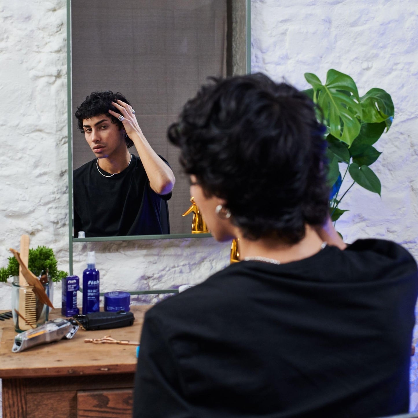 FISH Original Aqua Fish Easy Wash Out Shape Defining Hair Wax