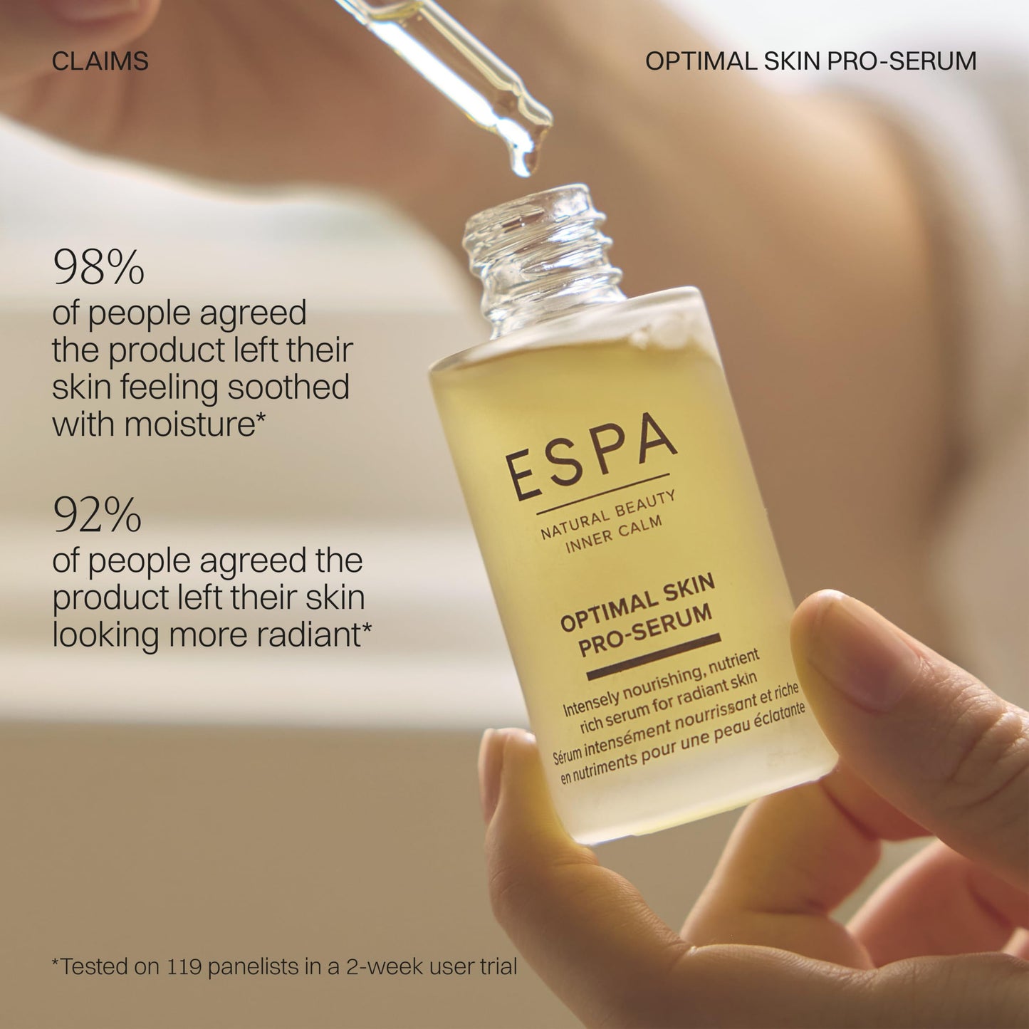 ESPA Optimal Skin Pro-Serum 30ml, Hydrating & Brightening
