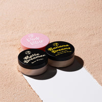W7 Loose Face Powder Trio 3-Piece Set - Banana, Nude and Pink