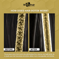 Renew Hair Professional BOTO COLLAGEN MASK HAIR EXPERT SILK 300g COLLAGEN,ARGAN,COCOA,MACADAMIAS traightening For Silky Smooth & Frizz Free Hair Smooth Renew