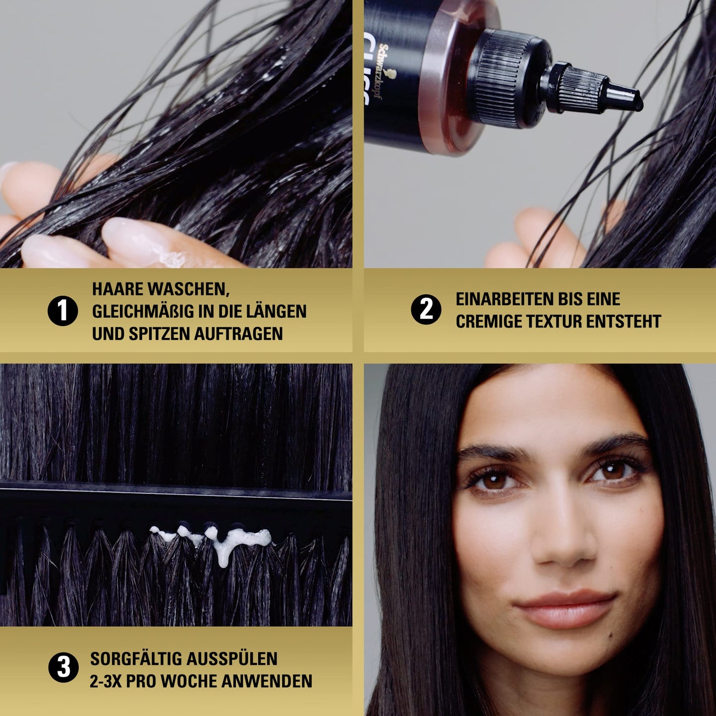 Gliss Kur 7 Sec Express Repair Split Ends Miracle (200 ml), Hair Treatment, Repairs Hair in Just 7 Seconds, for 7x Stronger Hair and 7x Less Hair Breakage