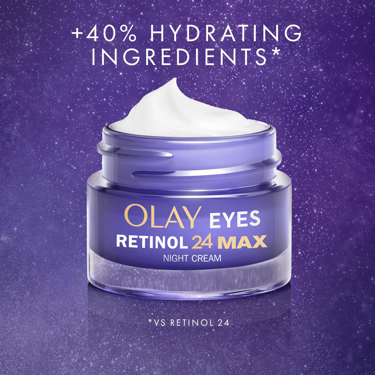 Olay Retinol 24 MAX Night Eye Cream for Dark Circles, 15ml
