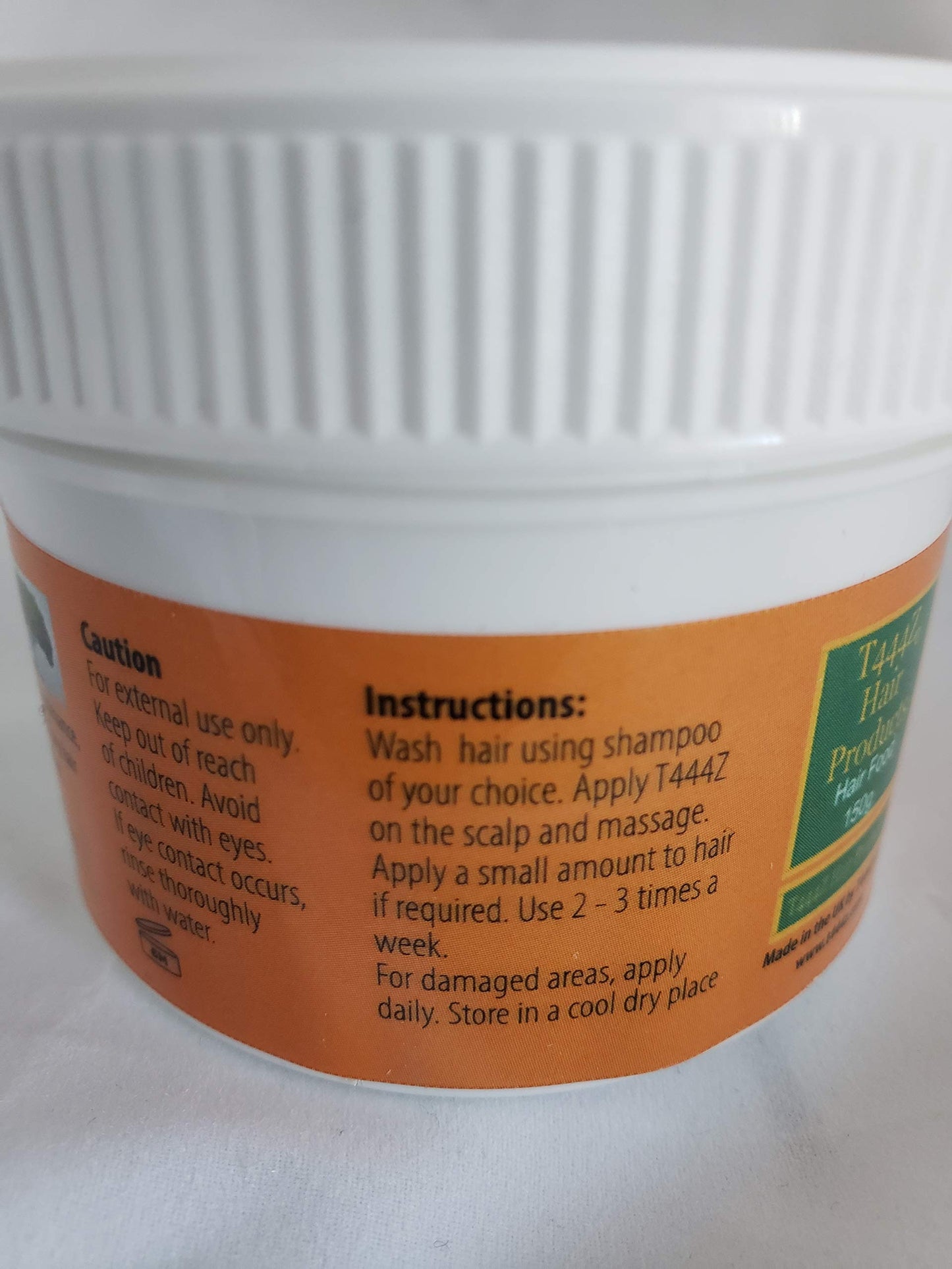 T44z T444Z Hair Food. (150 grama, WHITE JAR)