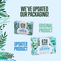 Little Soap Company Eco Warrior Charcoal Clear Skin Soap Bar | Vegan, Cruelty-Free, eco friendly, Natural | Moisturising Charcoal, Grapeseed, and Anti-Bacterial Tea Tree Essential Oils | No SLS or Parabens | 100g