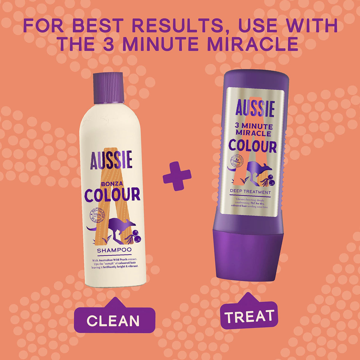 Procter & Gamble Aussie Colour Mate Shampoo for Vibrant, Coloured Hair, 300 ml